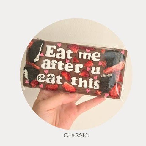 Classic, mocny styl czcionki do personalizowanej czekolady