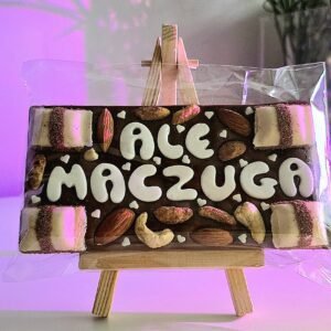 Wzór 01 – gotowa czekolada z napisem ALE MACZUGA