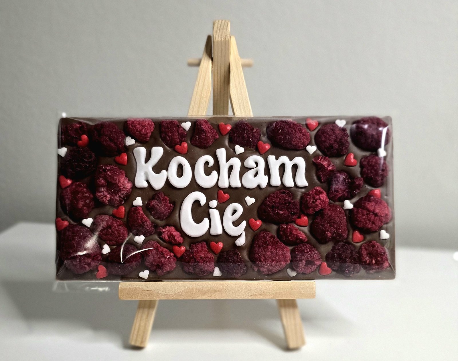 Wzór 06 – gotowa czekolada z napisem Kocham Cię